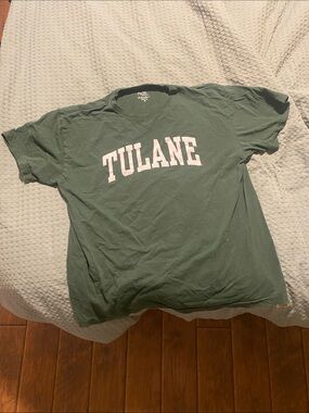 Tulane Men’s Green Graphic Tee XL